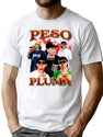 Peso Pluma Doble P Bootleg Design Bootleg Graphic T-Shirt - White