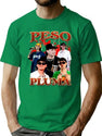 Peso Pluma Doble P Bootleg Design Bootleg Graphic T-Shirt - Green