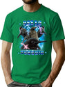 Pesto The Big Penguin Retro Bootleg Graphic T-Shirt - Green