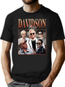 Pete Davidson Vintage Washed T-Shirt for Men & Women, T-Shirts Graphic Tee - Black