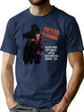 Peter Cushing T-Shirt for Men & Women, T-Shirts Graphic Tee - Navy