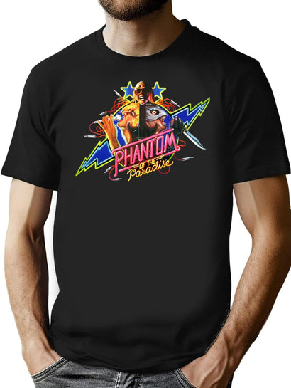 Phantom Of The Paradise Poster T-Shirt for Men & Women, T-Shirts Graphic Tee - Black