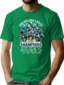 Philadelphia Eagles Super Bowl LIX 2025 Champions Premium Heavyweight Cotton T-Shirt - Green