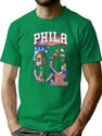 Philla Trust The Process Vintage Bootleg Bootleg Graphic T-Shirt - Green