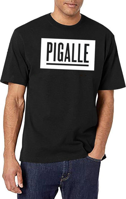 Pigalle T-Shirt for Men & Women, T-Shirts Graphic Tee - Black