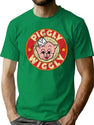 Piggly Wiggly Vintage Retro Premium Heavyweight Cotton T-Shirt - Green