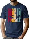 Pinball Machine Born To Vintage T-Shirt for Men & Women, T-Shirts Graphic Tee - Navy