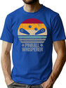 Pinball Player Whisperer Gift T-Shirt for Men & Women, T-Shirts Graphic Tee - Blue