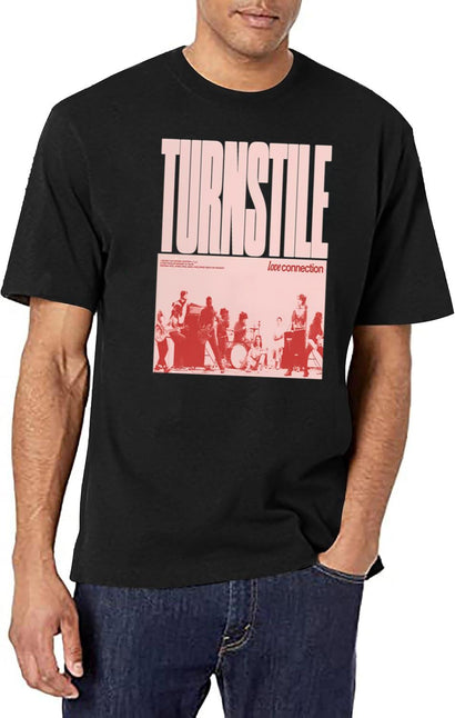 Pinky Love Connection T-Shirt for Men & Women, T-Shirts Graphic Tee - Black