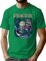 Pisces Zodiac Vintage Bootleg Hip Hop Unisex Bootleg Graphic T-Shirt - Green