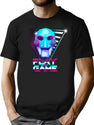 Play A Game T-Shirt for Men & Women, T-Shirts Graphic Tee - Black