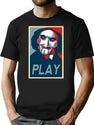 Play T-Shirt for Men & Women, T-Shirts Graphic Tee - Black