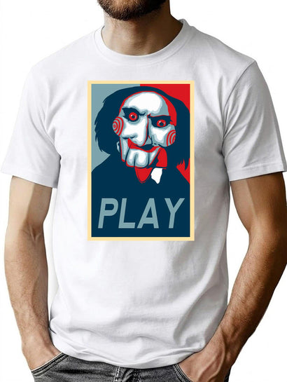 Play T-Shirt for Men & Women, T-Shirts Graphic Tee - Black