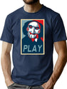 Play T-Shirt for Men & Women, T-Shirts Graphic Tee - Navy