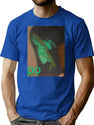 Po Frog Nature Jump Leap Bootleg Graphic T-Shirt - Blue