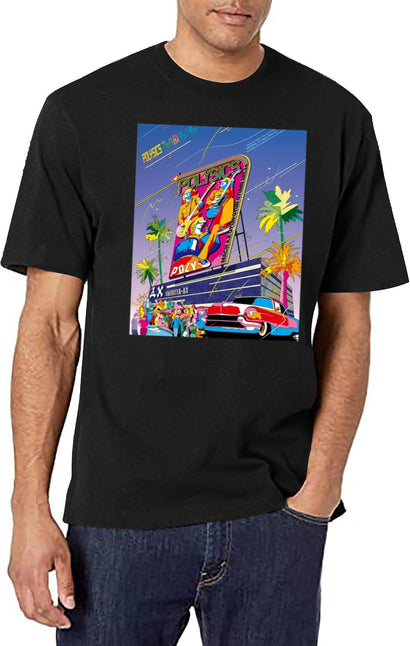 Polysics Band T-Shirt for Men & Women, T-Shirts Graphic Tee - Black