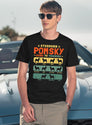 Pomsky Funny Guide To Traning T-Shirt for Men & Women, T-Shirts Graphic Tee - Navy