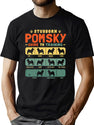 Pomsky Funny Guide To Traning T-Shirt for Men & Women, T-Shirts Graphic Tee - Green