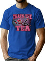 Popomu Alastor - That's The Tea - Hazbin Hotel Essential T-Shirt for Men & Women, T-Shirts Graphic Tee - Blue