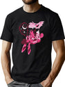 Popomu Angel Dust and Fat Nugget Valentines Night - Hazbin Hotel Essential Black T-Shirt - Green