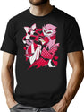 Popomu Blitzo x Stolas Helluva Boss Essential T-Shirt for Men & Women, T-Shirts Graphic Tee - Black