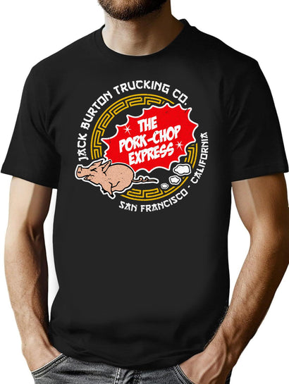 Pork Chop Express San Francisco T-Shirt for Men & Women, T-Shirts Graphic Tee - Black
