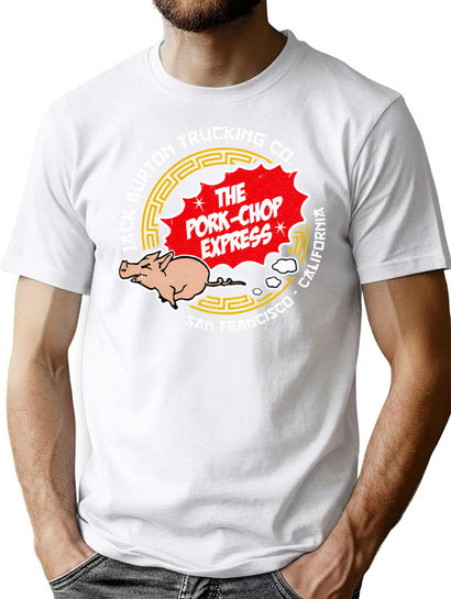 Pork Chop Express San Francisco T-Shirt for Men & Women, T-Shirts Graphic Tee - Black