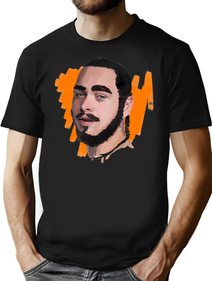 Post Malone Bootleg Graphic T-Shirt - Black