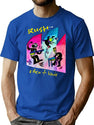 Power Trio Combination Band Perfetc New Essentialretro Wave T-Shirt for Men & Women, T-Shirts Graphic Tee - Blue