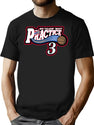 Practice. We Talkin39 Y Copy Bootleg Graphic T-Shirt - Black
