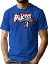 Practice. We Talkin39 Y Copy Bootleg Graphic T-Shirt - Blue