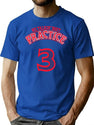 Practice. We Talkin39 Bootleg Graphic T-Shirt - Blue