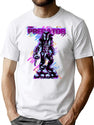 Predator Retro T-Shirt for Men & Women, T-Shirts Graphic Tee - White
