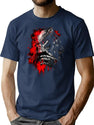 Predator Yautja Hunter Movie Gaming Design T-Shirt for Men & Women, T-Shirts Graphic Tee - Navy
