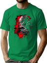 Predator Yautja Hunter Movie Gaming Design T-Shirt for Men & Women, T-Shirts Graphic Tee - Green
