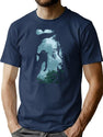 Predator T-Shirt for Men & Women, T-Shirts Graphic Tee - Navy