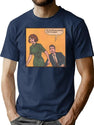 Prettier When You Smile T-Shirt for Men & Women, T-Shirts Graphic Tee - Navy