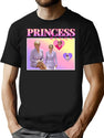 Princess Diana 90S Bootleg Graphic Bootleg Graphic T-Shirt - Black