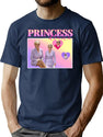 Princess Diana 90S Bootleg Graphic Bootleg Graphic T-Shirt - Navy