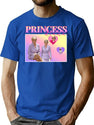 Princess Diana 90S Bootleg Graphic Bootleg Graphic T-Shirt - Blue