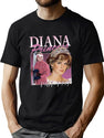 Princess Diana Vintage 90S Classic T-Shirt for Men & Women, T-Shirts Graphic Tee - Green