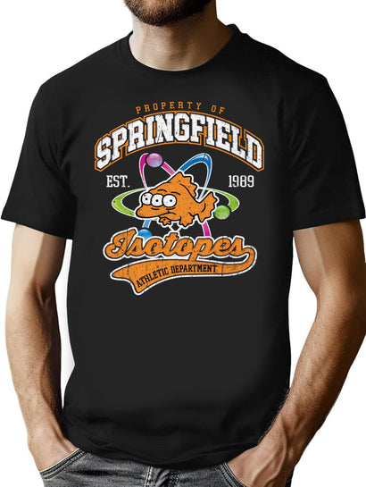 Property Of Springfield Isotopes T-Shirt for Men & Women, T-Shirts Graphic Tee - Black