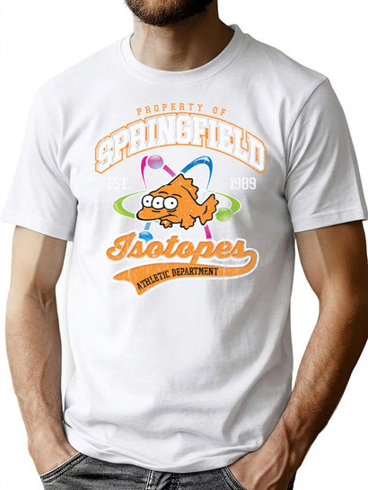 Property Of Springfield Isotopes T-Shirt for Men & Women, T-Shirts Graphic Tee - Black