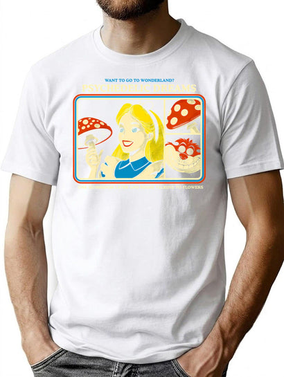 Psychedelic Dreams T-Shirt for Men & Women, T-Shirts Graphic Tee - Black