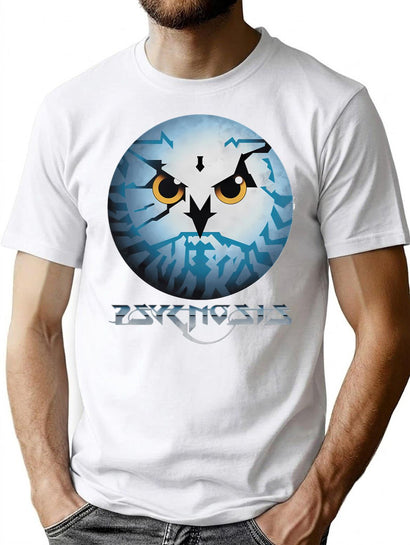 Psygnosis Vintage Logo Tri-Blend T-Shirt for Men & Women, T-Shirts Graphic Tee - Black