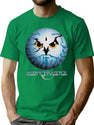 Psygnosis Vintage Logo Tri-Blend T-Shirt for Men & Women, T-Shirts Graphic Tee - Green