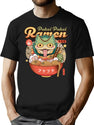 Pukei Pukei Ramen Vintage T-Shirt for Men & Women, T-Shirts Graphic Tee - Black