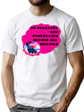 Pulsates Funny Bad Translation Glitch Art Bootleg Graphic T-Shirt - White