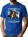 Pushin Pleas Gunna Bootleg Graphic T-Shirt - Blue