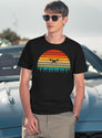 Quadrocopter Drone Retro Vintage Shirt Gift T-Shirt for Men & Women, T-Shirts Graphic Tee - Navy